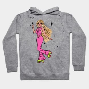 Barbie on roller skates Hoodie